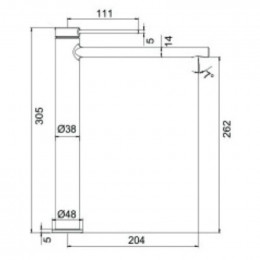 Смеситель для раковины Frap F1067-2 хром