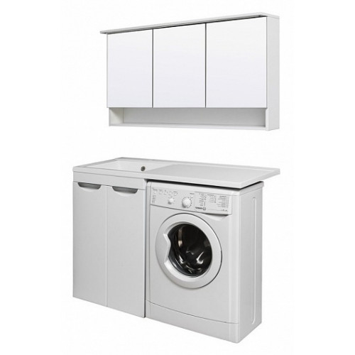 Runo Тумба с раковиной Лира 120 R белый