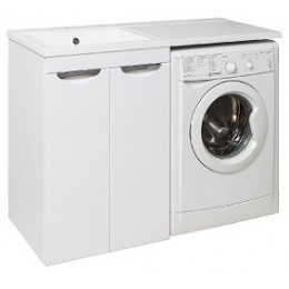 Runo Тумба с раковиной Лира 120 R белый