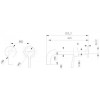 Смеситель для раковины Bravat P8461217BW-ENG 285586 черный