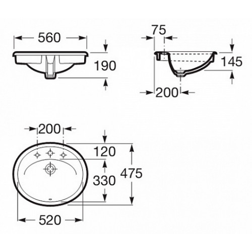 Roca Раковина "Java" 327863000
