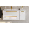 BelBagno Мебель для ванной Eco Cer-N 120-1 L bianco lucido CZR-8095-120-L ручки сатиновое золото