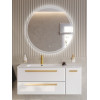 BelBagno Мебель для ванной Eco Cer-N 120-1 L bianco lucido CZR-8095-120-L ручки сатиновое золото