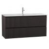 BelBagno Тумба с раковиной Uno 120 подвесная Темно-Серый матовый с раковиной BB-8099-120