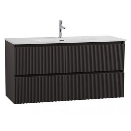 BelBagno Тумба с раковиной Uno 120 подвесная Темно-Серый матовый с раковиной BB-8099-120
