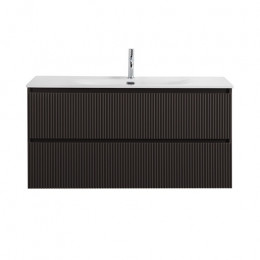 BelBagno Тумба с раковиной Uno 120 подвесная Темно-Серый матовый с раковиной BB-8099-120