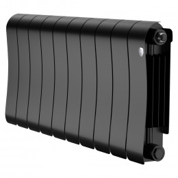 Радиатор биметаллический Royal Thermo Infinity 300 Noir Sable 10 секций, боковое подключение