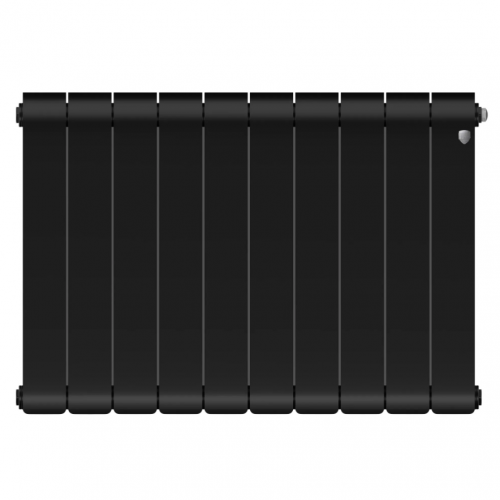 Радиатор биметаллический Royal Thermo Infinity 300 Noir Sable 10 секций, боковое подключение
