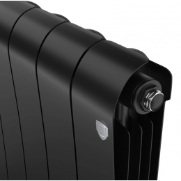 Радиатор биметаллический Royal Thermo Infinity 300 Noir Sable 10 секций, боковое подключение