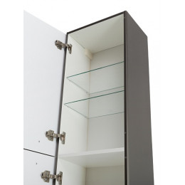 BelBagno Шкаф подвесной Due 40/150 оружейная сталь ручки Хром полированный