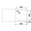 Мойка кухонная Blanco Supra 500-IF/A 526355 хром