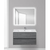 BelBagno Тумба с раковиной PIETRA 1000 Stucco Cemento