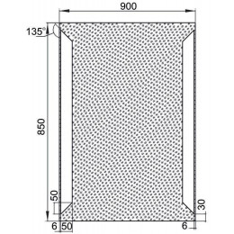 Зеркало Aquanet Сорренто 9085 LED
