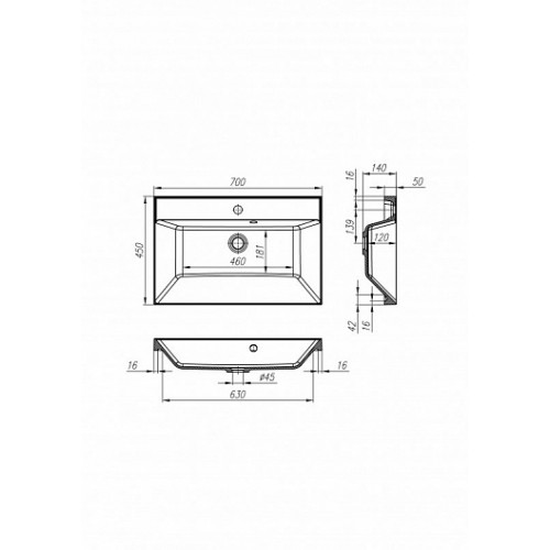 BelBagno Мебель для ванной AURORA 700 Metallo Vintage, BTN