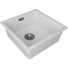 Мойка для кухни Paulmark Lumi UNI LU45-WH 45.5x46 белый