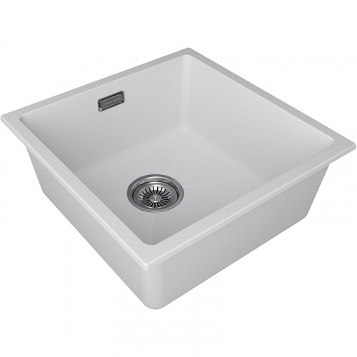 Мойка для кухни Paulmark Lumi UNI LU45-WH 45.5x46 белый