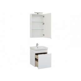 Aquanet Тумба с раковиной София 50 белая