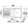 Мойка Blanco Tipo II 6 S 526620 сталь матовая