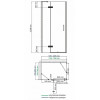 WasserKRAFT Душевой уголок Aller 10H06LBLACK MATT