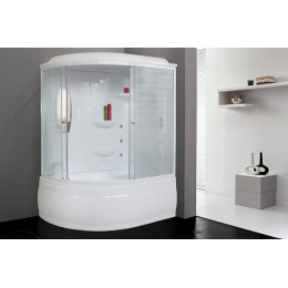 Royal Bath Душевая кабина ALP RB 140ALP-C-R 140x95 R с г/м стекло матовое профиль белый