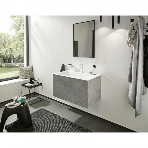 Смеситель для раковины Hansgrohe Finoris 76023700 с донным клапаном белый матовый