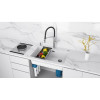 Мойка для кухни Paulmark Lumi UNI-SKEW LU74SK-WH 74x44 белый