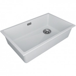 Мойка для кухни Paulmark Lumi UNI-SKEW LU74SK-WH 74x44 белый