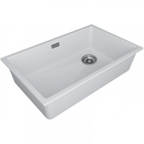 Мойка для кухни Paulmark Lumi UNI-SKEW LU74SK-WH 74x44 белый