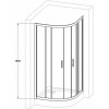 Royal Bath Душевой уголок HKD-C-CH 90х90х185