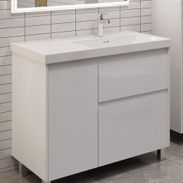 Aquanet Тумба с раковиной Nova Lite 2.0 90 R белая