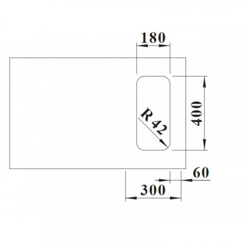 Мойка кухонная Blanco Solis 180-U 526113 хром