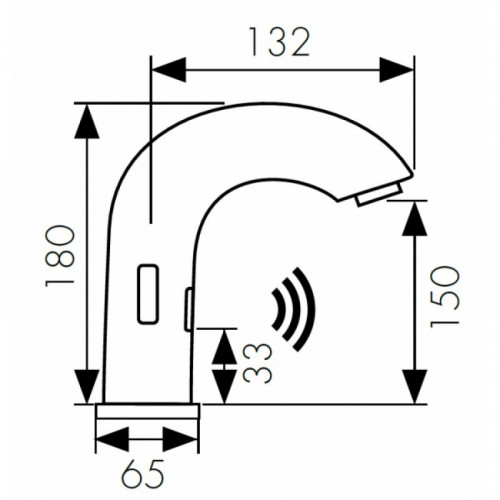 Смеситель для раковины Kaiser Sensor 38421 сенсорный хром