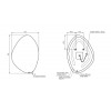 Зеркало ECLIPSE smart 60x85