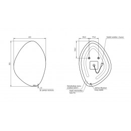 Зеркало ECLIPSE smart 60x85
