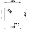 Кухонная мойка Blanco Subline 340/160-U (чаша слева), черный