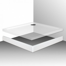 Roltechnik Душевой поддон "FLAT KVADRO 800x800"