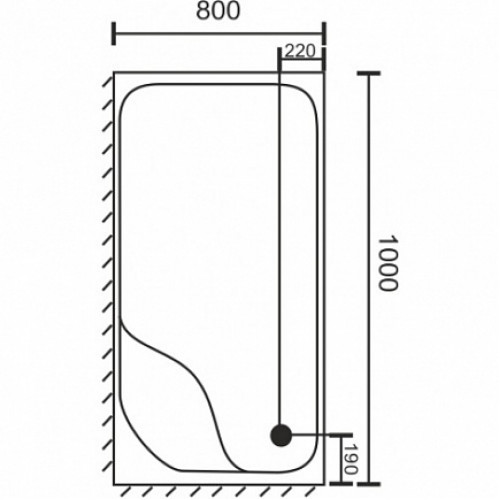 Royal Bath Душевой поддон RB 8100BP R