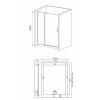 Good Door Душевое ограждение MOKKA WTW-110-C-WE
