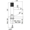 Смеситель для биде Paffoni Jo JO131NO 285623 черный матовый
