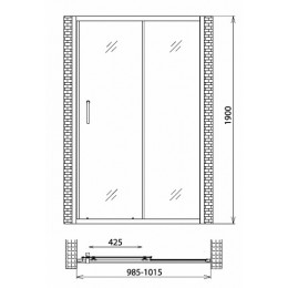 Gemy Душевая дверь Victoria S30191H