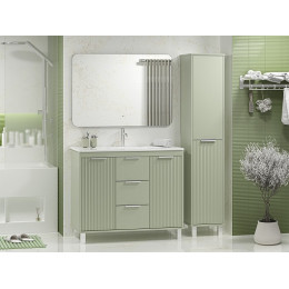 Brevita Тумба с раковиной Risacca Pistachio 100 фисташковый