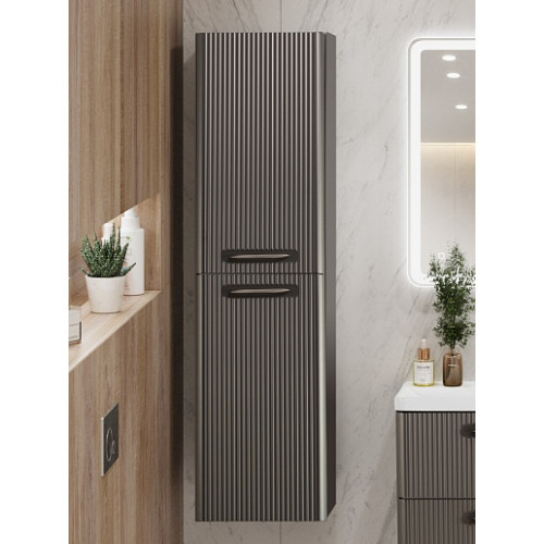 BelBagno Шкаф подвесной Due 40/150 без ручек оружейная сталь