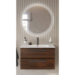 BelBagno Мебель для ванной Eco Cer-N 80 CZR-8095-80 орех шоколад софт ручки матовые чёрные
