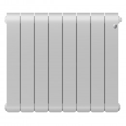 Радиатор биметаллический Royal Thermo Infinity 500 Bianco Traffico 8 секций, боковое подключение