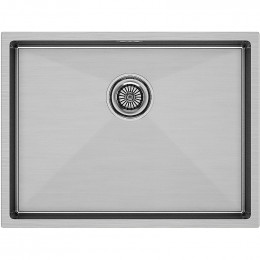 Мойка для кухни Paulmark Next PM215844-BS 58x44 брашированная сталь