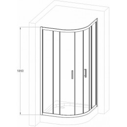 Royal Bath Душевой уголок HKD-C 90х90х185