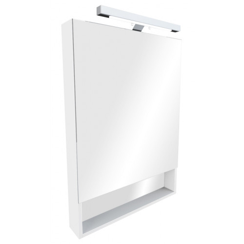 Зеркальный шкаф Roca The Gap 70см, ZRU9302749 белый, с подсветкой