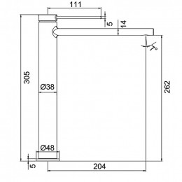 Смеситель для раковины Frap F1067-62 черный