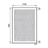Зеркало Aquanet Алассио 10085 LED
