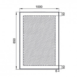 Зеркало Aquanet Алассио 10085 LED